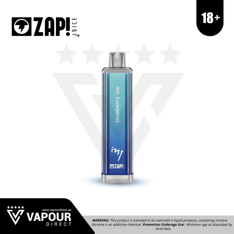 Izy Vape By Zap Juice - Blueberry Ice 8000 Puff 50mg