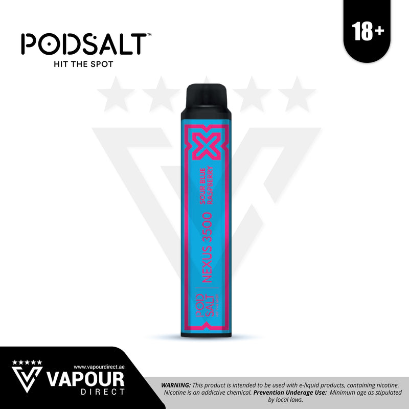 Pod Salt Nexus - Sour Blue Raspberry 20mg 3500 Puffs