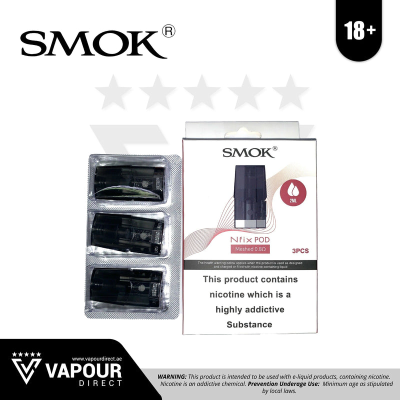 Smok Nfix Replacement Pods Meshed 0.8ohm