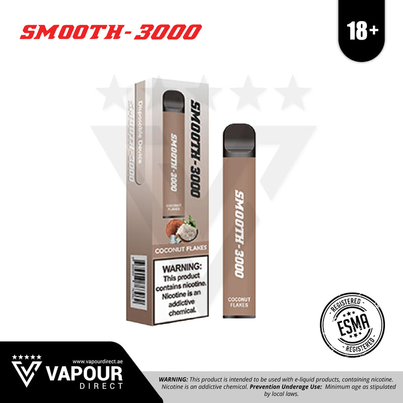 Smooth 3000 Puffs 20mg - Coconut Flakes