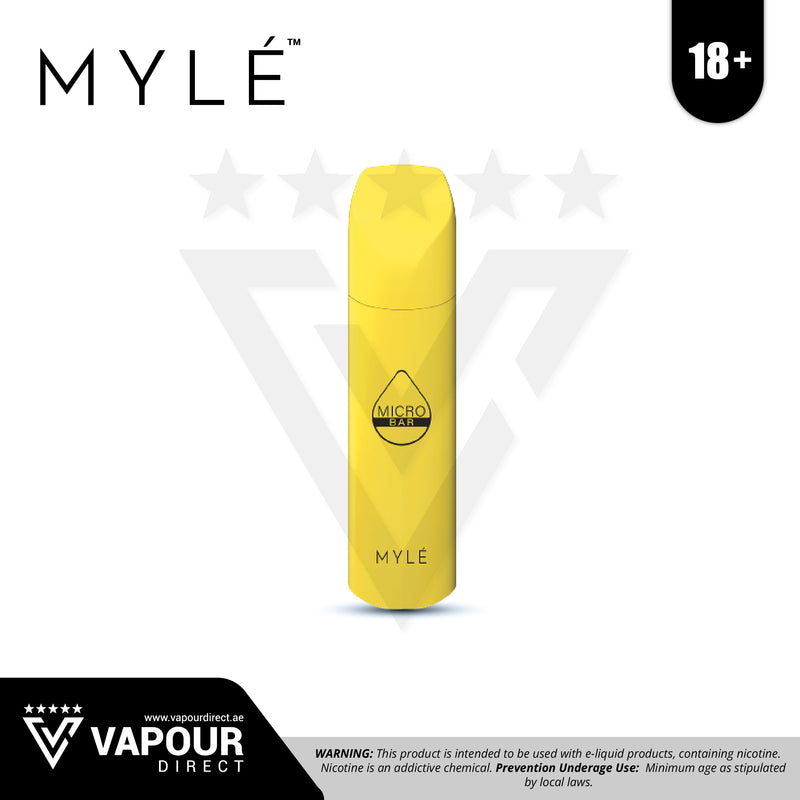 Micro Bar by Myle - Banana Ice 1500 Puffs 20mg