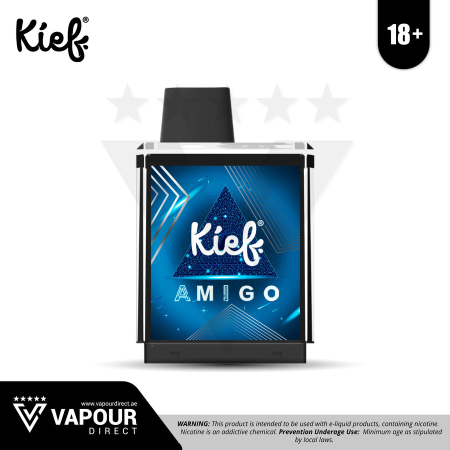 Kief Amigo Pods 8000 Puffs 20mg  Vapour Direct UAE