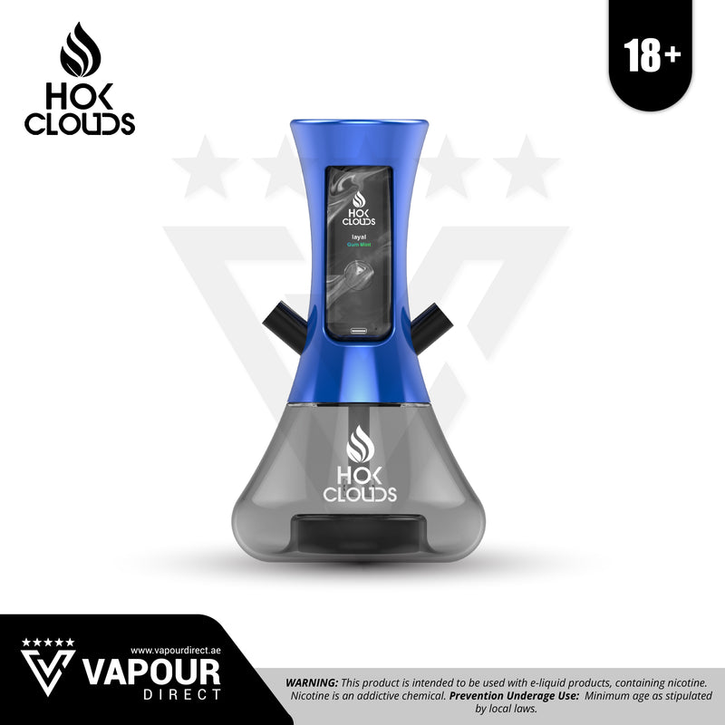 Hok Clouds E-Shisha Baby Blue (Metal)