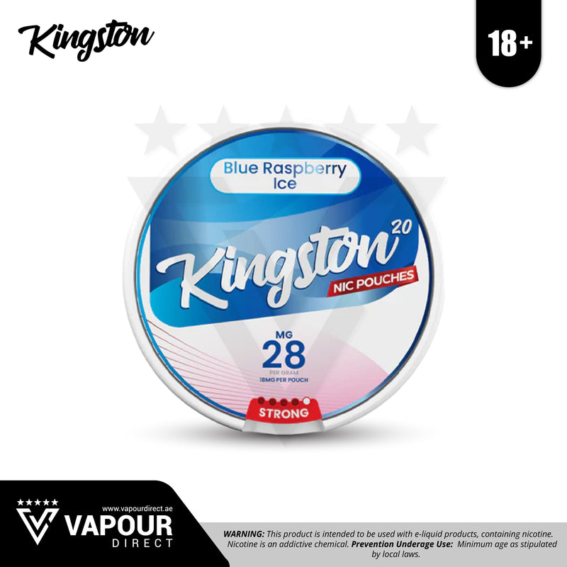 Kingston Blue Raspberry Ice Nicotine Pouch / Snus 28mg