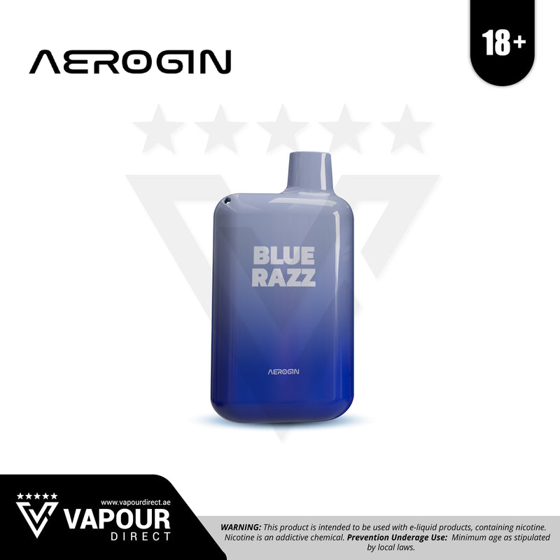 Aerogin 20mg 5500 Puffs - Blue Razz