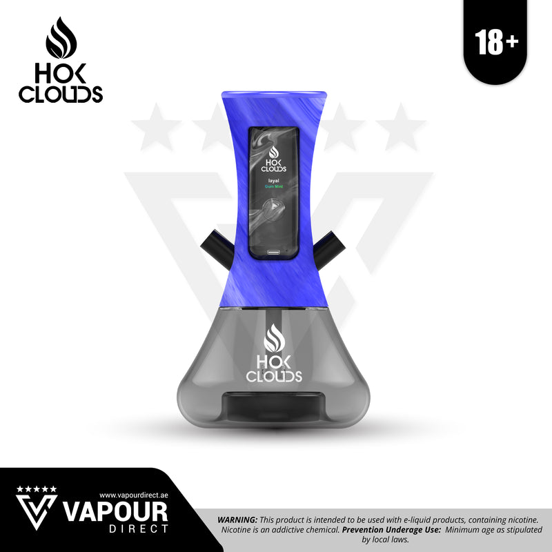 Hok Clouds E-Shisha Resin Blue