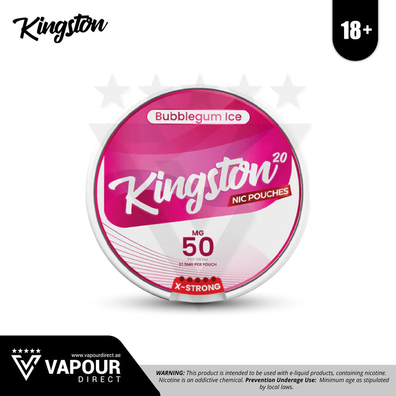 Kingston Bubblegum Ice Nicotine Pouch / Snus 50mg