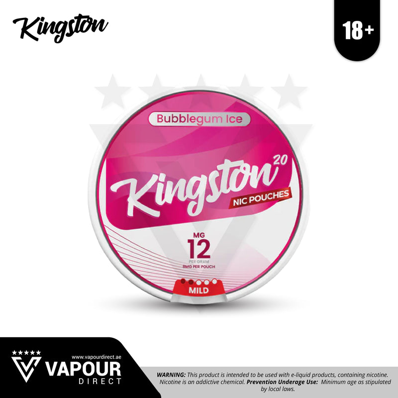 Kingston Bubblegum Ice Nicotine Pouch / Snus 12mg