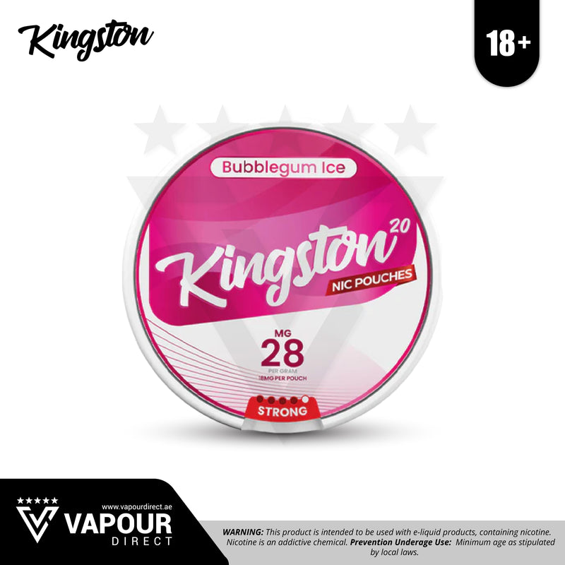 Kingston Bubblegum Ice Nicotine Pouch / Snus 28mg