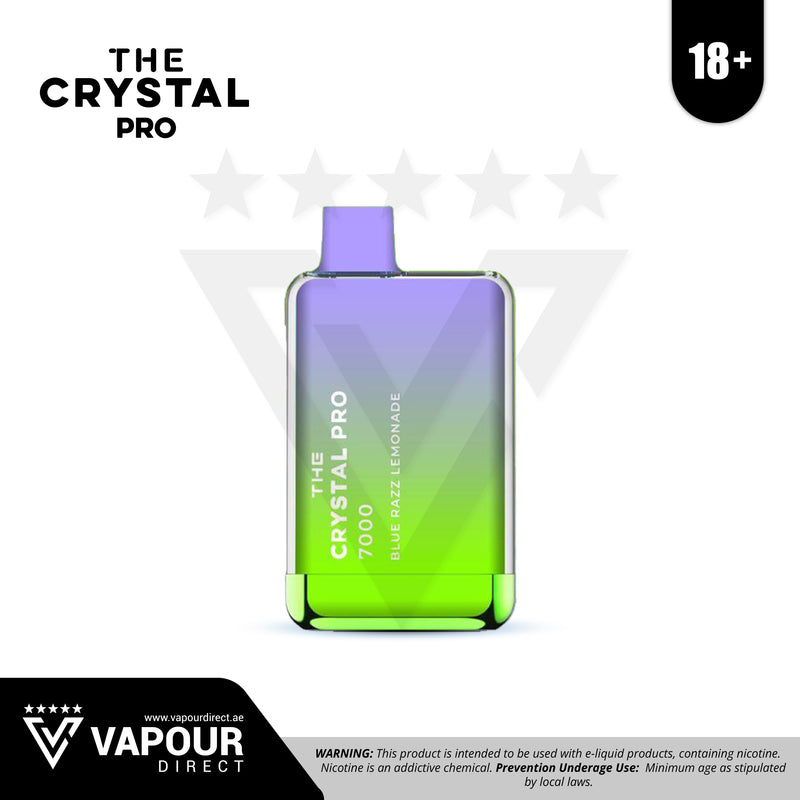 The Crystal Pro 7000 Puffs 20mg - Blue Razz Lemonade