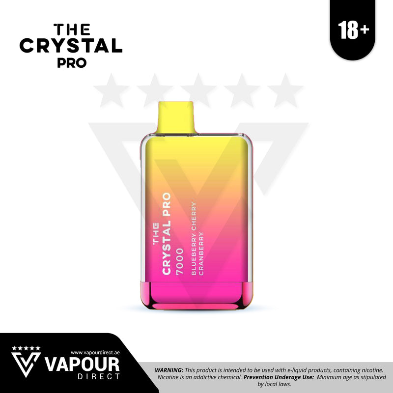 The Crystal Pro 7000 Puffs 20mg - Blueberry Cherry Cranberry
