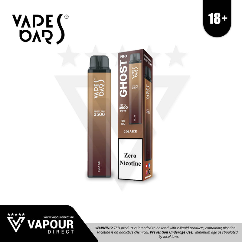 Vapes Bars Ghost Pro 3500 Puffs - Cola Ice 0mg