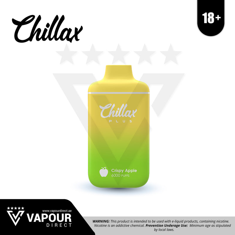 Chillax Rechargeable Disposable - Crispy Apple 20mg 6000 Puffs