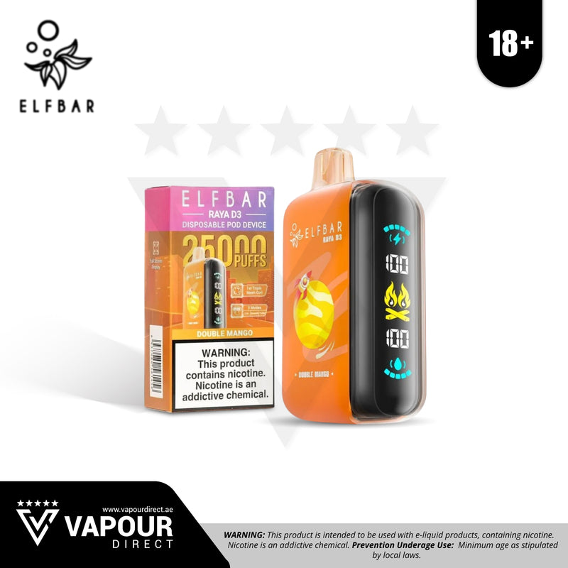 Elf Bar D3 Double Mango 50mg 25,000 Puff