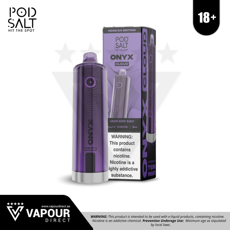 Pod Salt Onyx Cloud Grape Berry Burst 5mg 25000 Puff