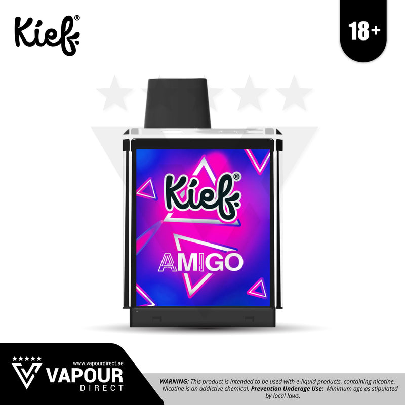 Kief Amigo Pods Grape Berry 8000 Puffs 20mg