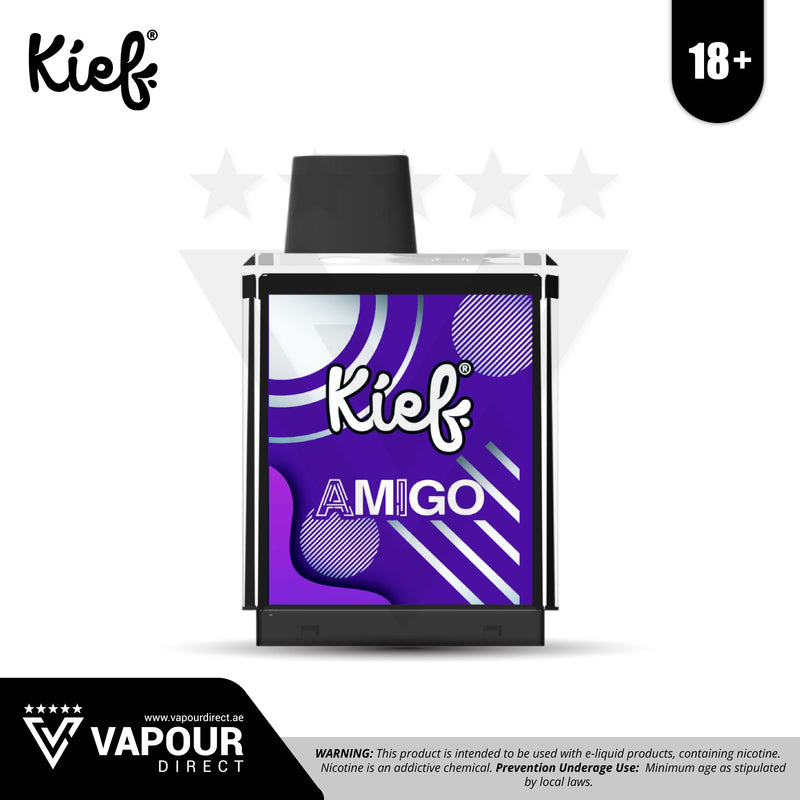 Kief Amigo Pods Grape Ice 8000 Puffs 20mg