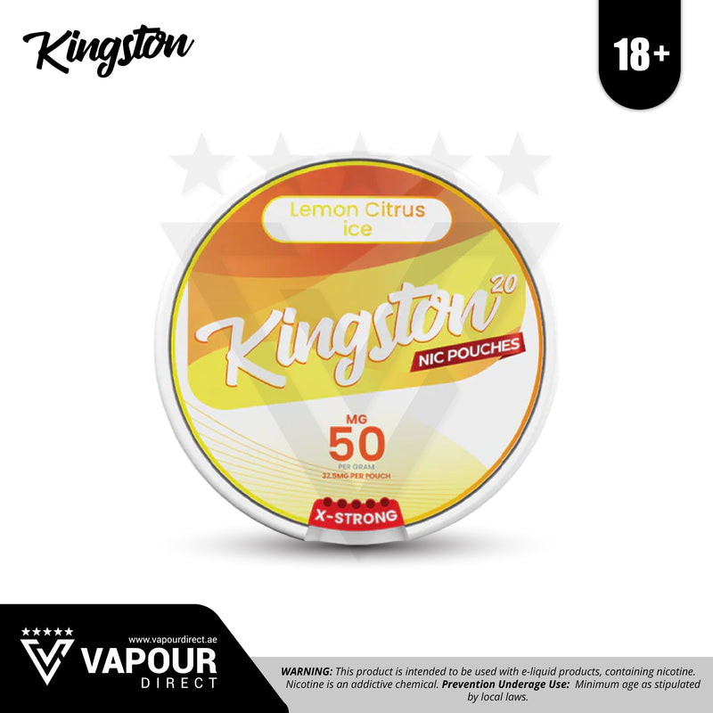 Kingston Lemon Citrus Ice Nicotine Pouch / Snus 50mg