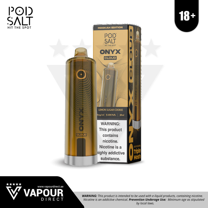 Pod Salt Onyx Cloud Lemon Sugar Cookie 5mg 25000 Puff