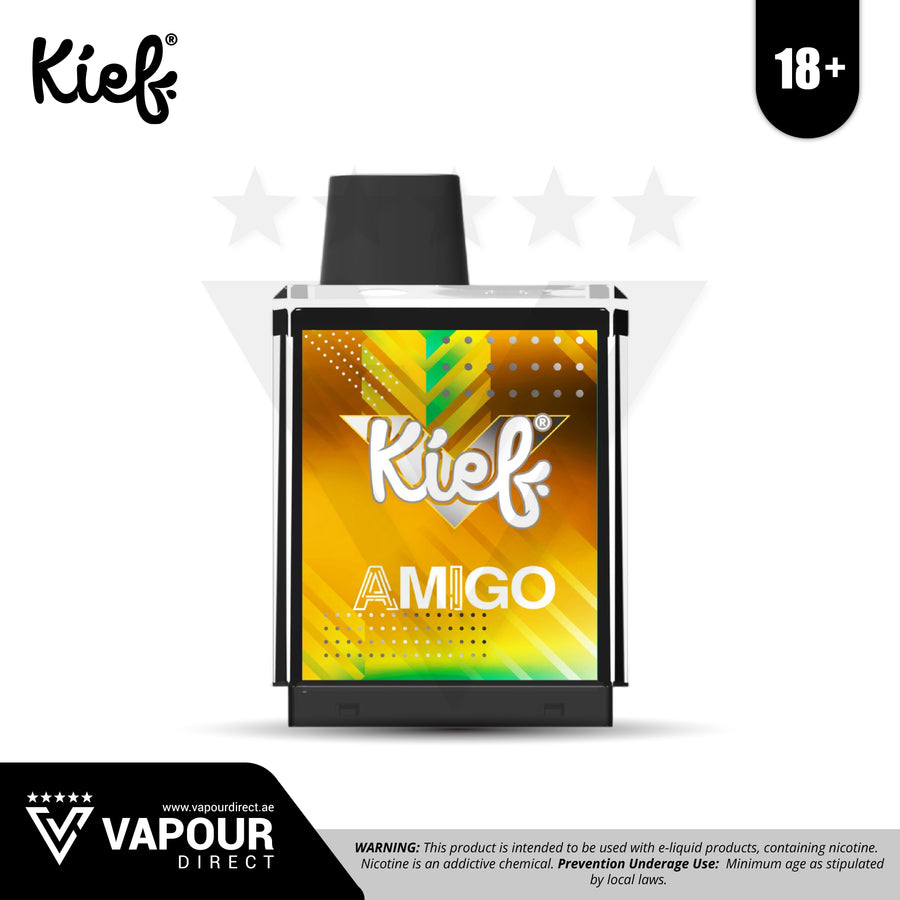 Kief Amigo 8000 Puff Prefilled Pod System  Vapour Direct UAE