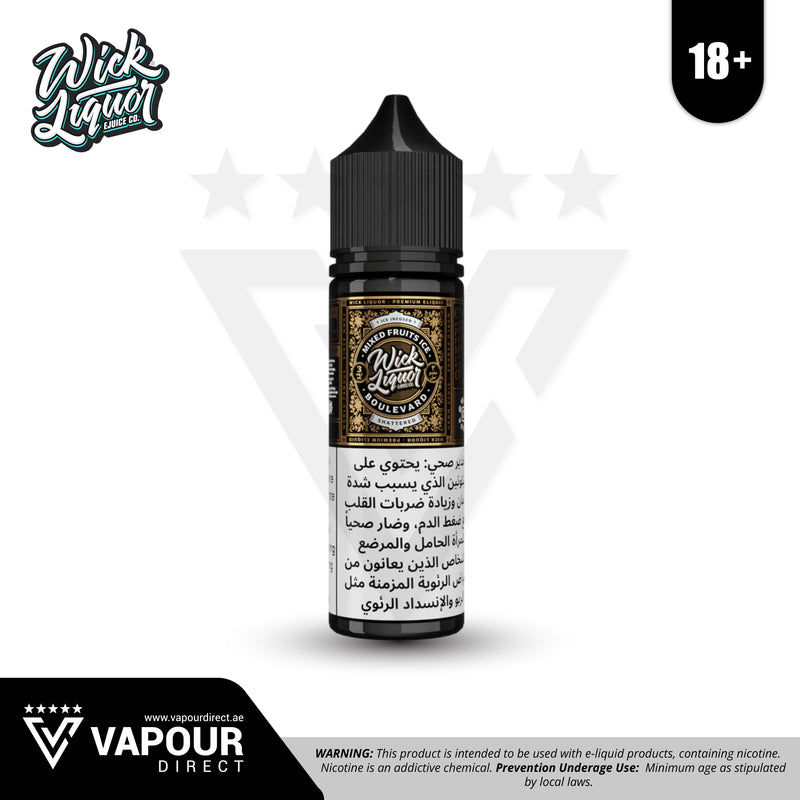 Wick Liquor Boulevard Shattered 3mg 60ml