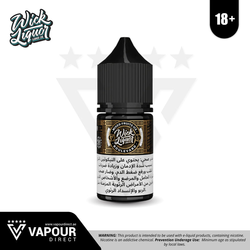 Wick Liquor Boulevard Shattered 20mg 30ml