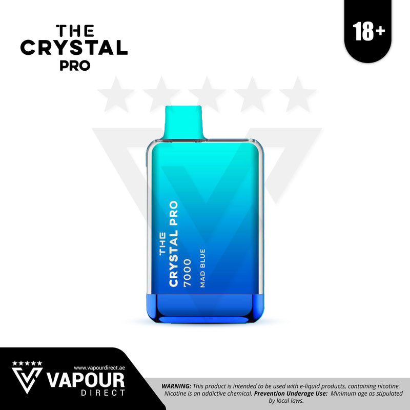 The Crystal Pro 7000 Puffs 20mg - Mad Blue