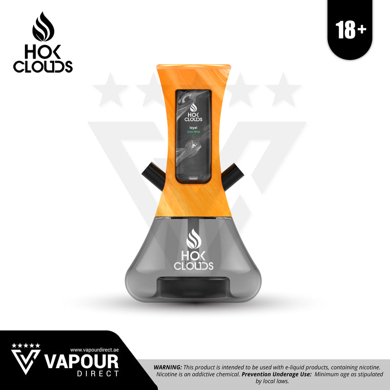 Hok Clouds E-Shisha Resin Orange