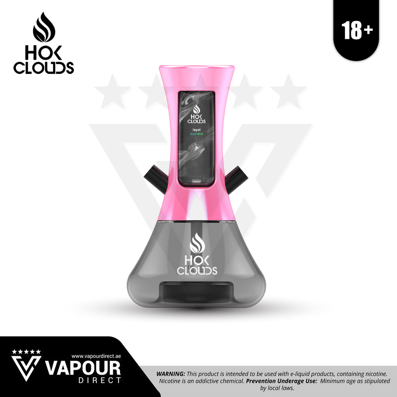 Hok Clouds E-Shisha Baby Pink (Metal)