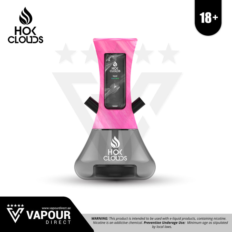 Hok Clouds E-Shisha Resin Pink