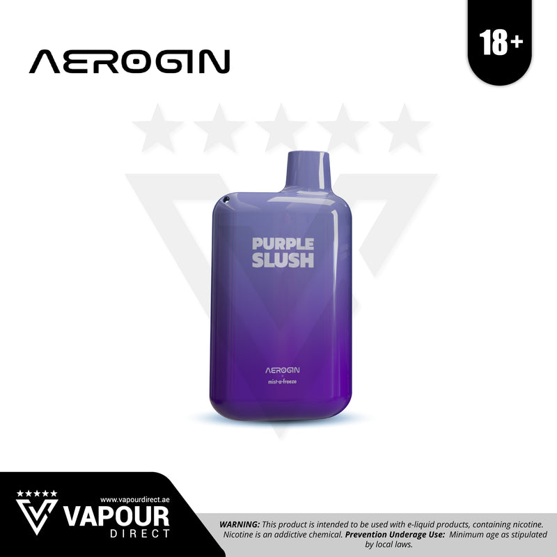 Aerogin x Mist-A-Freeze 50mg 5500 Puffs - Purple Slush