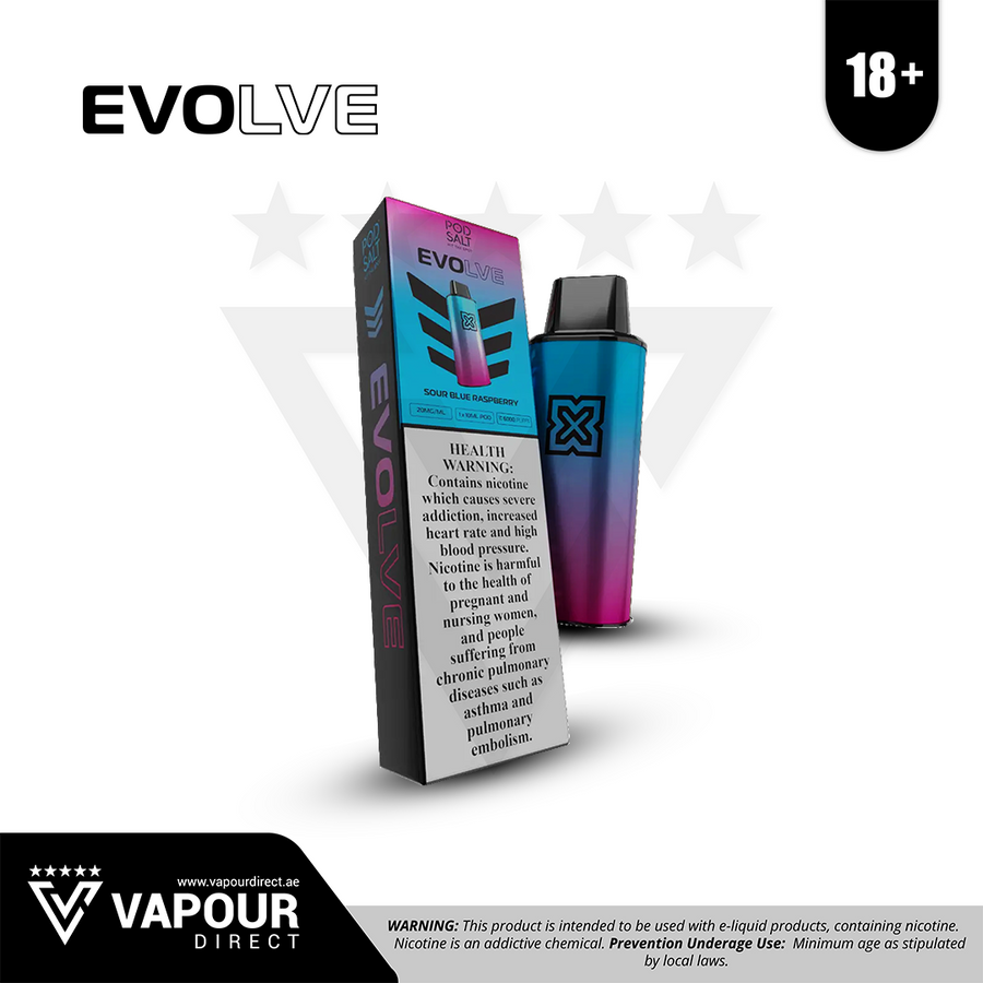 Pod Salt Evolve Pods 6000 Puffs Vapour Direct UAE Pod Salt Evolve Pods 6000 Puffs Vapour Direct UAE