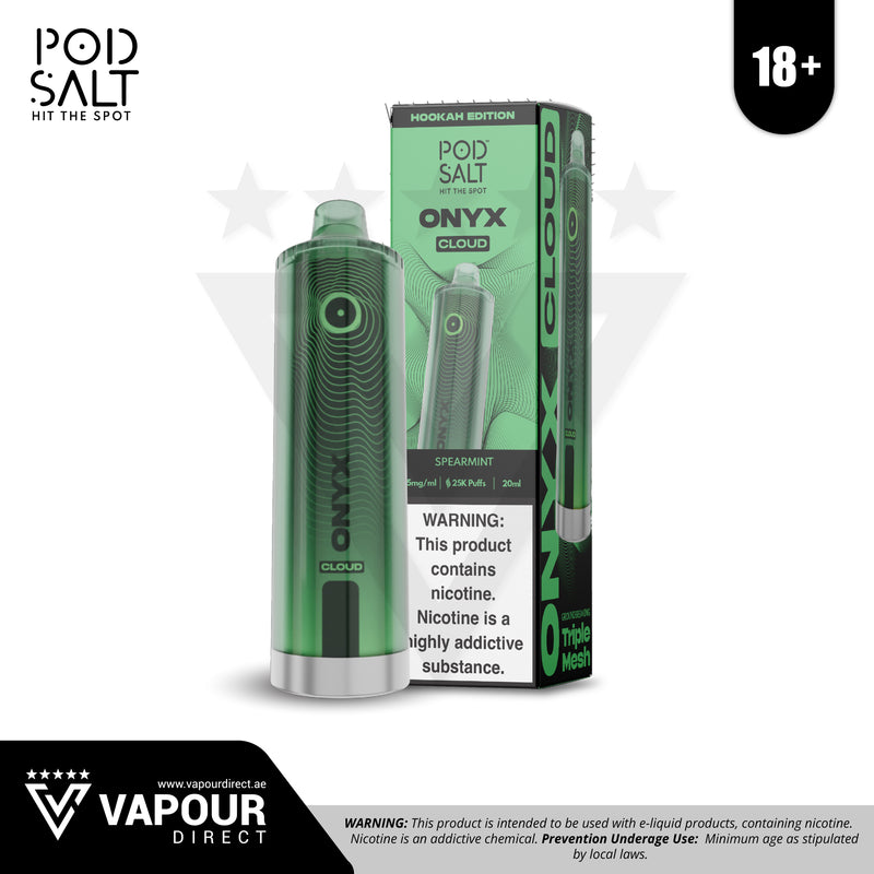 Pod Salt Onyx Cloud Spearmint 5mg 25000 Puff