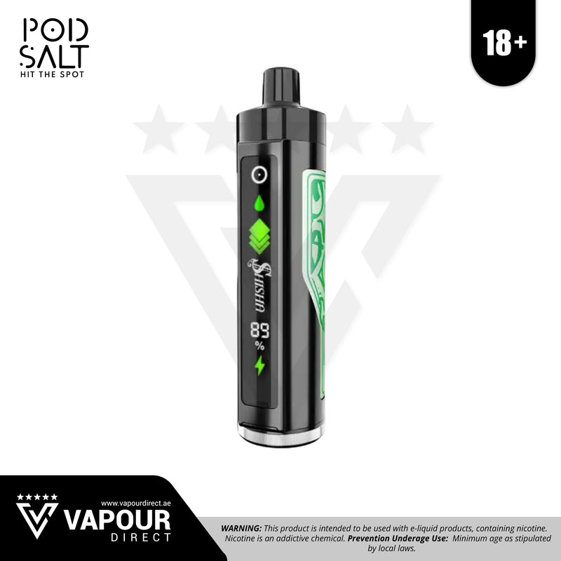 Pod Salt Shisha Spearmint 3mg 8000 Puffs