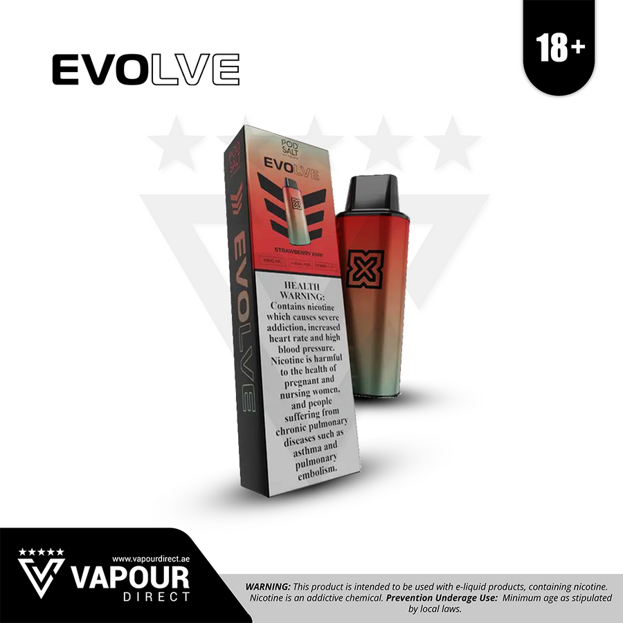 puff disposable vape Pod Salt Evolve 6000 Puffs Famous 2% Vape Kit