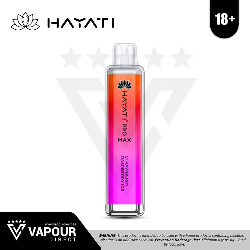 Hayati Pro Max Strawberry Raspberry Ice 20mg 4000 Puffs