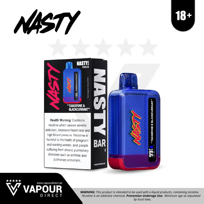 Nasty Bar 8500 Puffs 20mg Tangerine and Blackcurrant