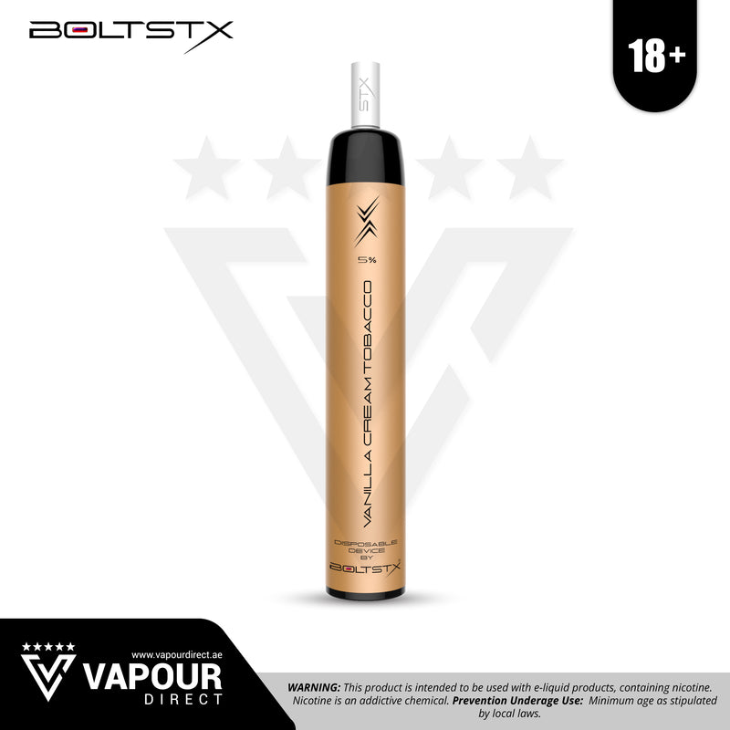 STX Vanilla Cream Tobacco 50mg 3500 Puffs By Boltstix