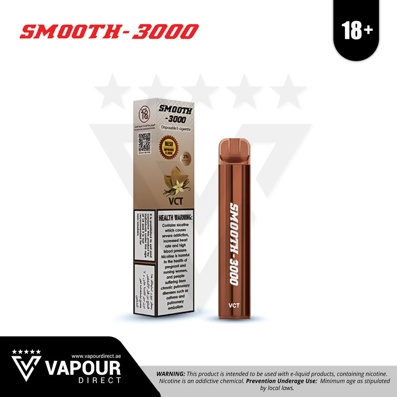 Smooth 3000 Puffs 20mg - VCT (Virginia Cream Tobacco)