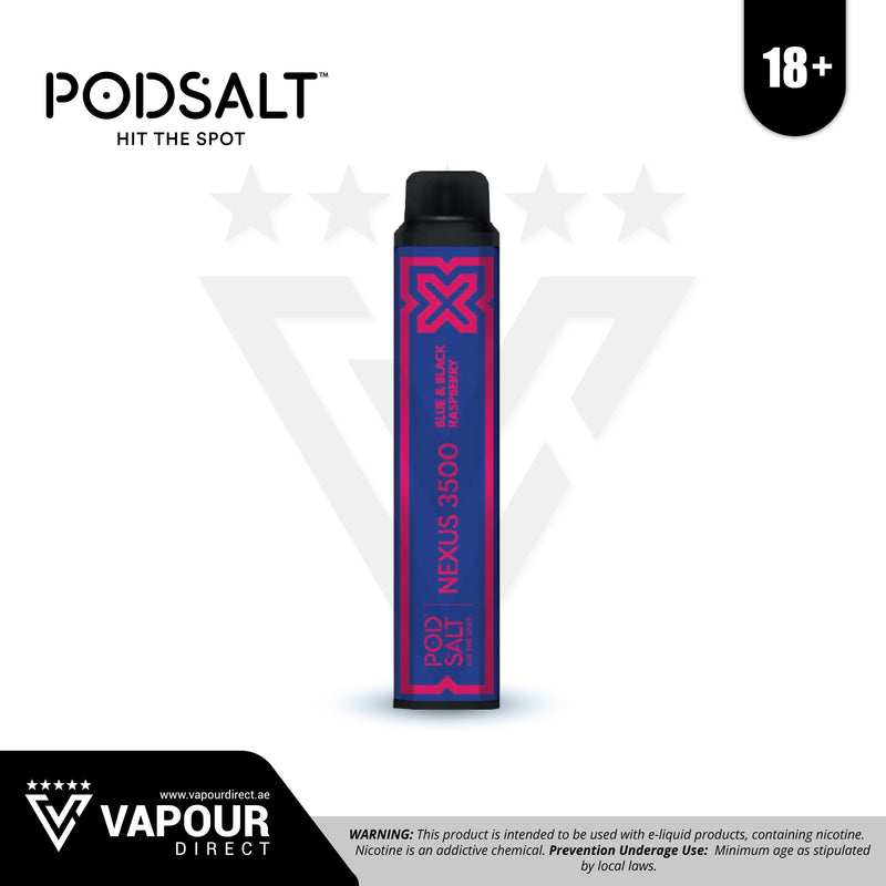 Pod Salt Nexus - Blue and Black Raspberry 20mg 3500 Puffs