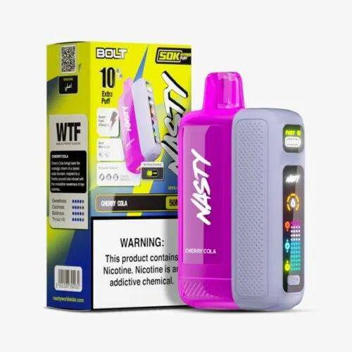Nasty Bolt Cherry Cola 50000 Puffs 50mg