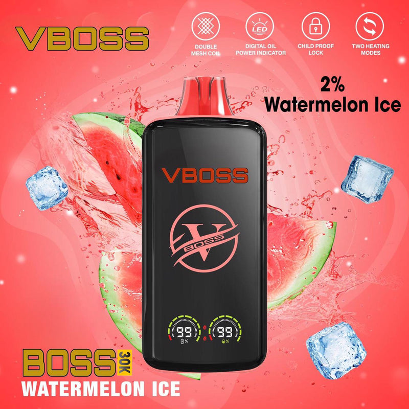 V Boss Watermelon Ice 30000 Puffs 20mg