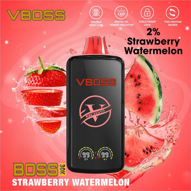 V Boss Strawberry Watermelon 30000 Puffs 20mg