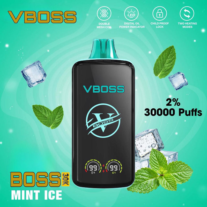V Boss Mint Ice 30000 Puffs 20mg