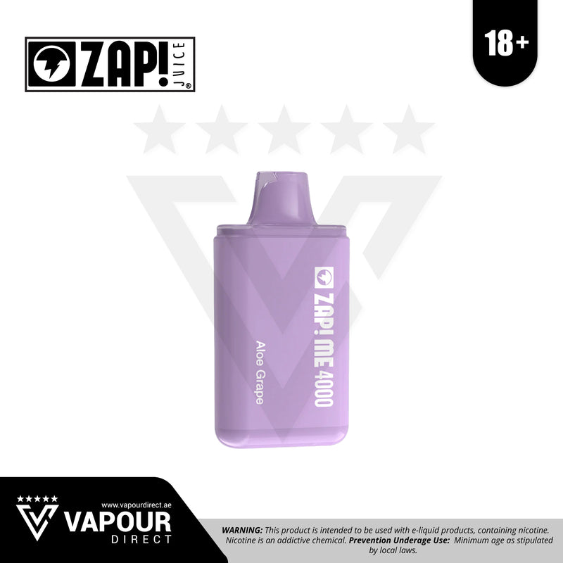 Zap Me Disposables by Zap Juice 4000 Puffs 50mg - Aloe Grape