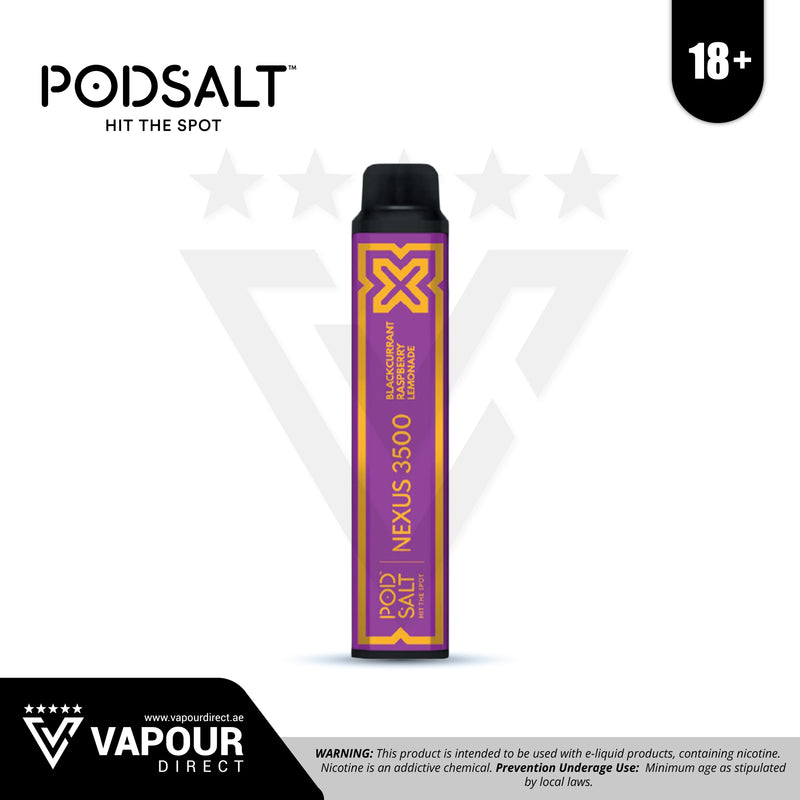 Pod Salt Nexus - Blackcurrant Raspberry Lemonade 20mg 3500 Puffs