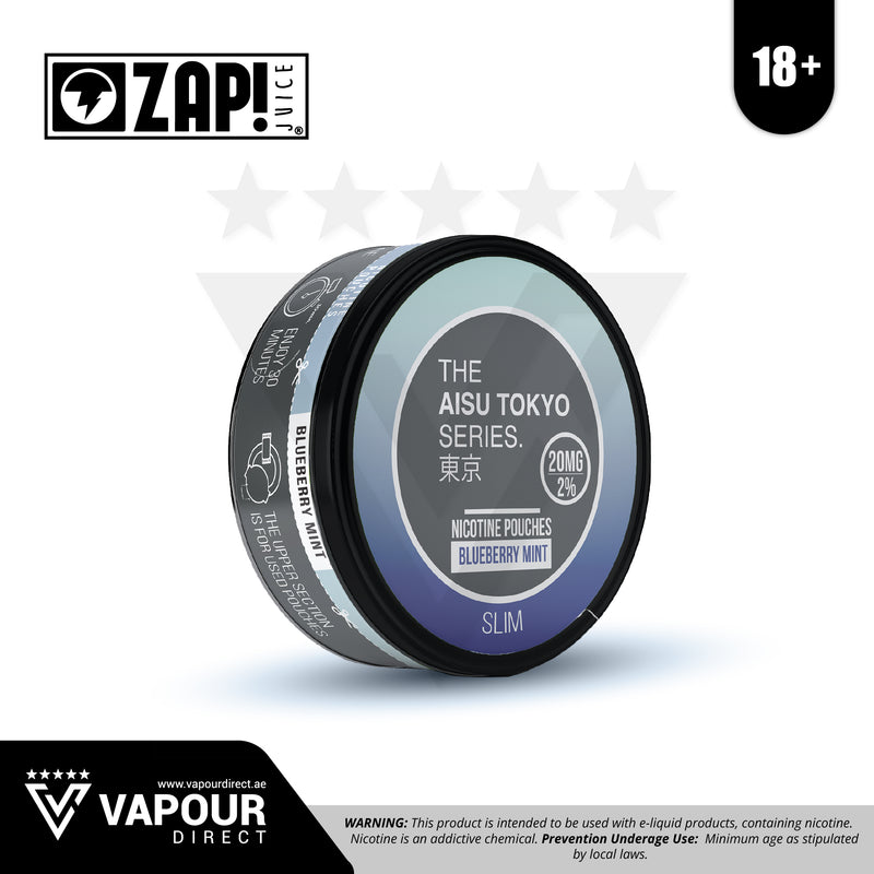 The Aisu Tokyo Series - Blueberry Mint 20mg Nicotine Pouch/SNUS
