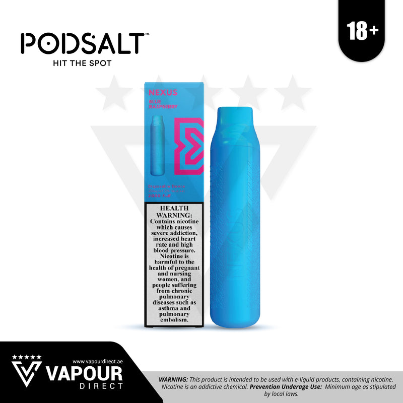 Pod Salt Nexus - Sour Blue Raspberry 20mg 2000 Puffs