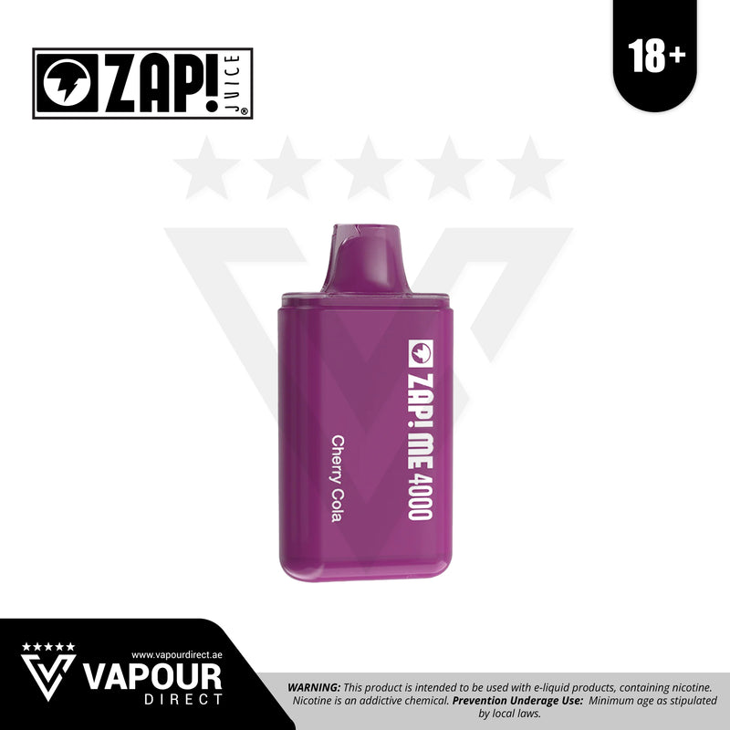 Zap Me Disposables by Zap Juice 4000 Puffs 50mg - Cherry Cola