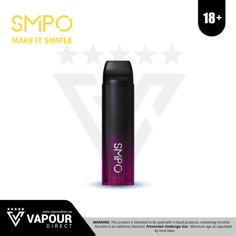 SMPO CP01 Rechargeable Kit with Pod Cranberry Grape